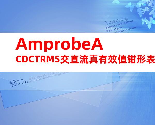 AmprobeACDCTRMS交直流真有效值钳形表