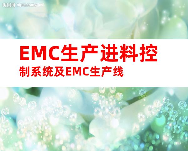 EMC生产进料控制系统及EMC生产线