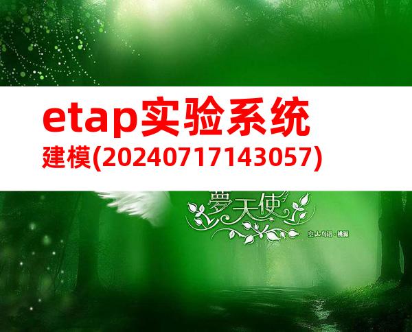 etap实验系统建模(20240717143057)