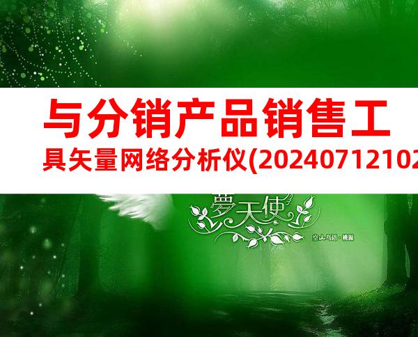 与分销产品销售工具矢量网络分析仪(20240712102027)