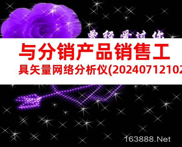 与分销产品销售工具矢量网络分析仪(20240712102354)