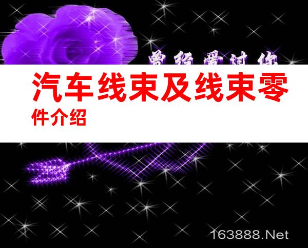 汽车线束及线束零件介绍
