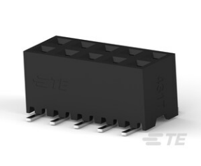 TE AMPMODU 2 mm连接器 2MM-R-D05-VS-00-T-TRP产品图纸