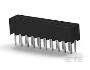 TE AMPMODU 2 mm连接器 2MM-R-D12-VT-02-T-TBP产品图纸
