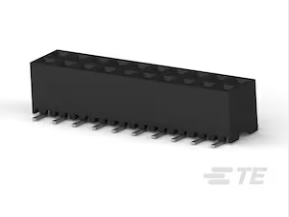 TE AMPMODU 2 mm连接器 2MM-R-D11-VS-00-H-TRP产品图纸