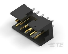 TE AMPMODU 2 mm连接器 2MM-HSD-D05-VT-01-M-TB产品图纸