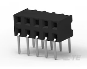 TE AMPMODU 2 mm连接器 2MM-R-D06-HT-03-F-TB产品图纸
