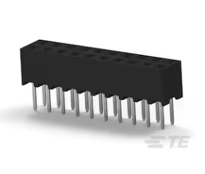 TE AMPMODU 2 mm连接器 2MM-R-D11-VT-03-T-TB产品图纸