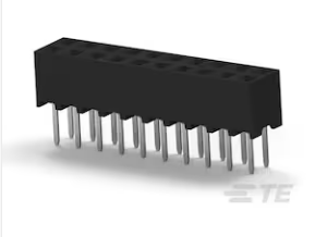 TE AMPMODU 2 mm连接器 2MM-R-D10-VT-02-M-TRP产品图纸