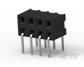 TE AMPMODU 2 mm连接器 2MM-R-D04-HT-02-H-TR产品图纸