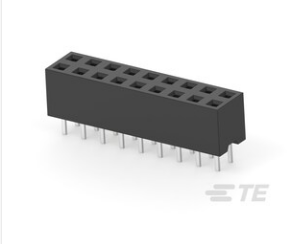 TE AMPMODU 2 mm连接器 2MM-R-D09-VT-02-F-TRP产品图纸