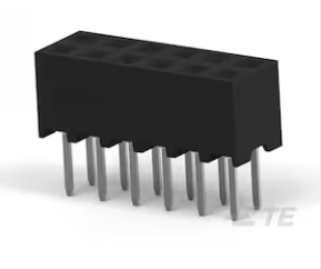 TE AMPMODU 2 mm连接器 2MM-R-D07-VT-03-H-TB产品图纸