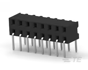 TE AMPMODU 2 mm连接器 2MM-R-D09-HT-02-T-TR产品图纸