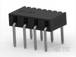 TE AMPMODU 2 mm连接器 2MM-R-S04-HT-01-H-TB产品图纸