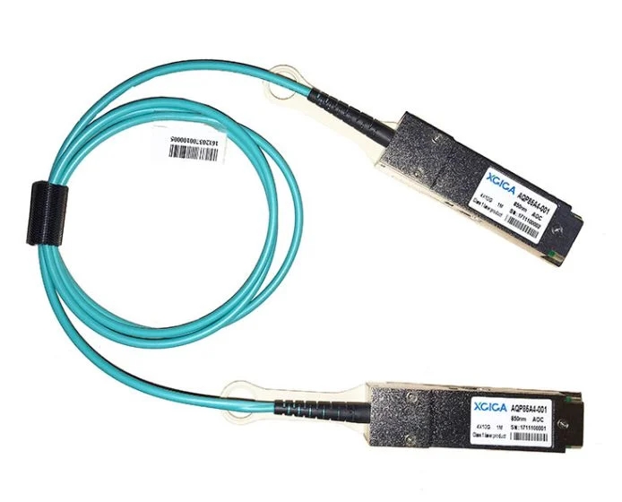 Amphenol 40Gb s QSFP+；有源光缆（AOC）AQP85A4-001产品图纸