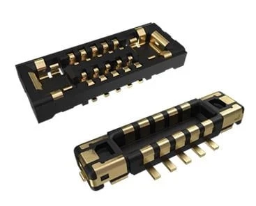 Amphenol 103系列0.35毫米微型板对板0.60毫米堆叠高度连接器 103P006BB100产品图纸