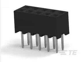 TE AMPMODU 2 mm连接器 2MM-R-D05-VT-01-F-TRP产品图纸