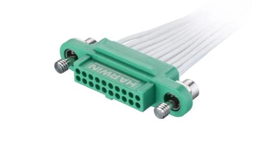Harwin Gecko G125 系列 G125-FC12068F1-0600L产品图纸