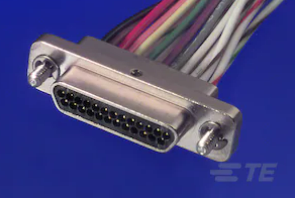 TE 微型和纳米微型 D 连接器 1-1532182-9产品图纸