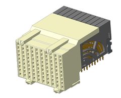 Amphenol AirMax VSe® High-Speed Backplane Connector 10115912-101LF产品图纸