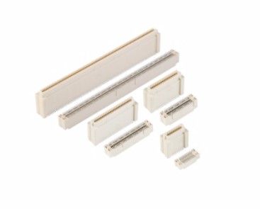 Amphenol Bergstak® 0.80mm 毫米间距夹板连接器 61082-04160QLF产品图纸